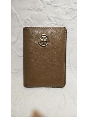 Tory Burch Brown Leather Bifold ID Wallet
